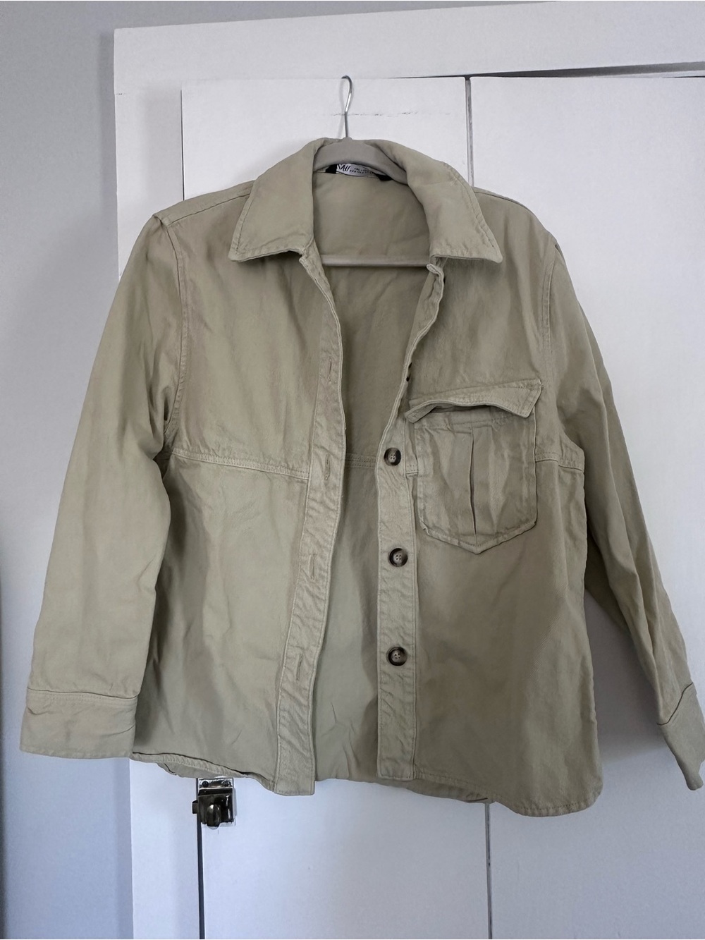 Casual Button-Front Utility Shacket